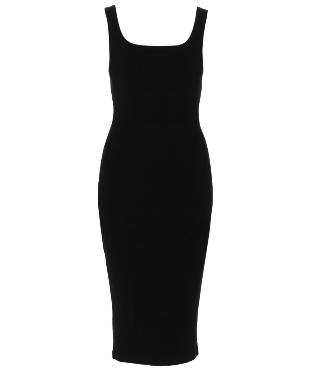 VERSACE JEANS COUTURE Черное хлопковое повседневное платье, фото 2