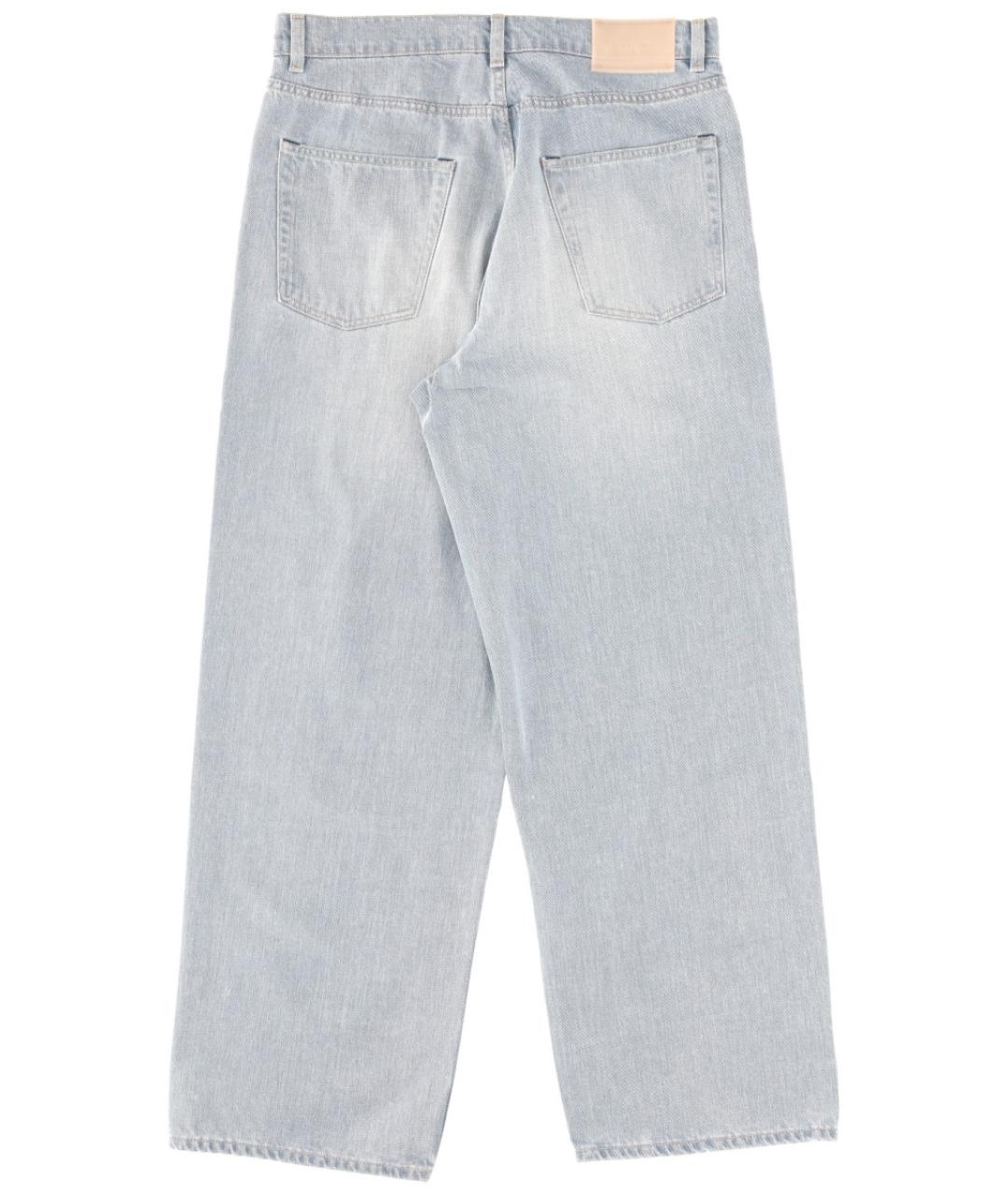 OUR LEGACY Синие хлопковые прямые джинсы, фото 2