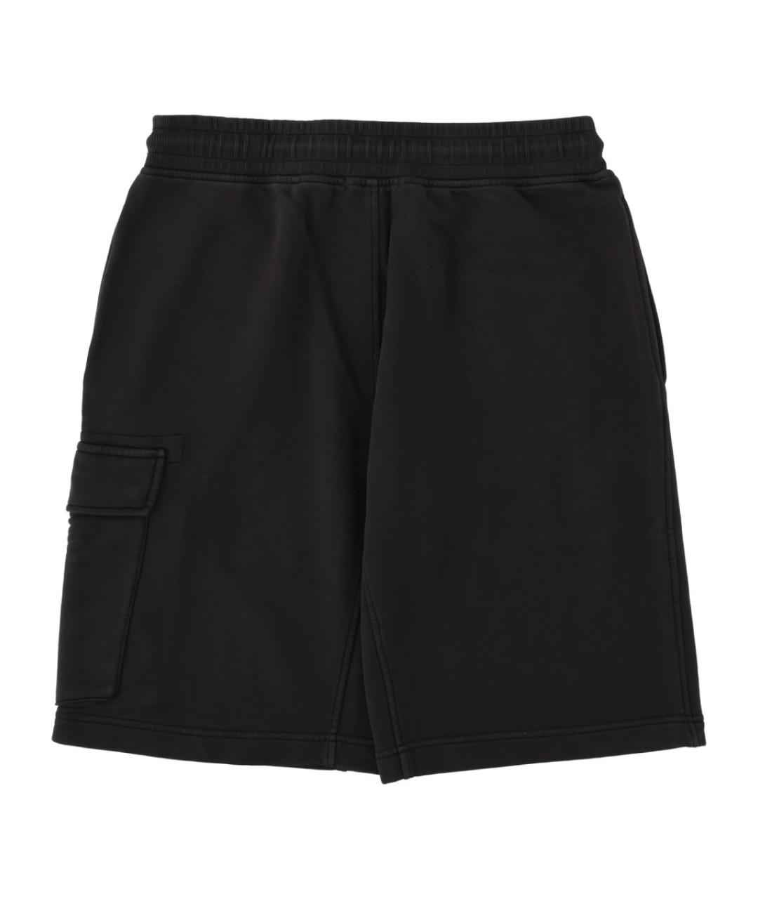 CP COMPANY Черные хлопковые шорты, фото 2
