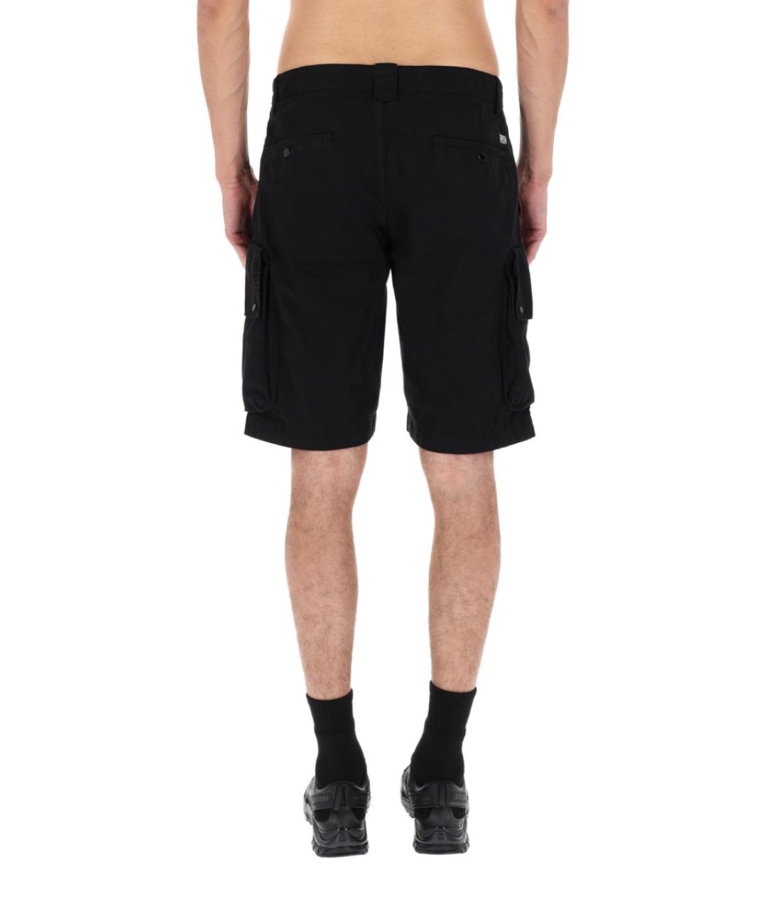 CP COMPANY Черные хлопковые шорты, фото 5