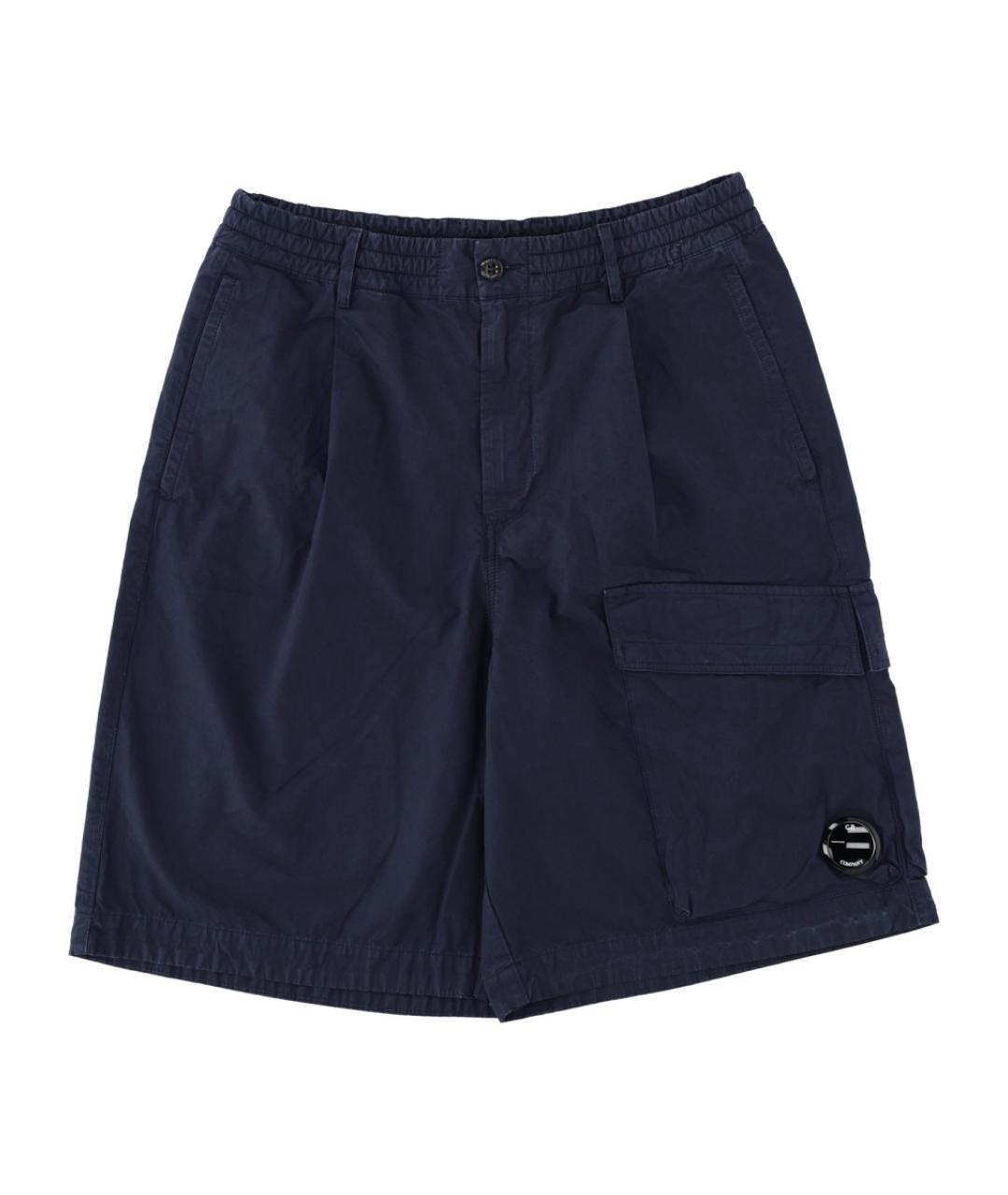 CP COMPANY Темно-синие хлопковые шорты, фото 1