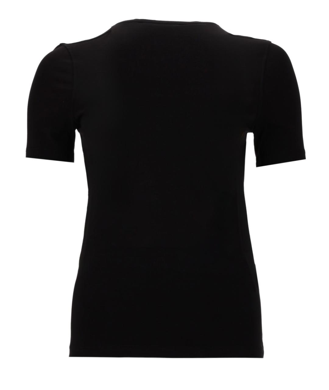 VERSACE JEANS COUTURE Черная хлопковая футболка, фото 2