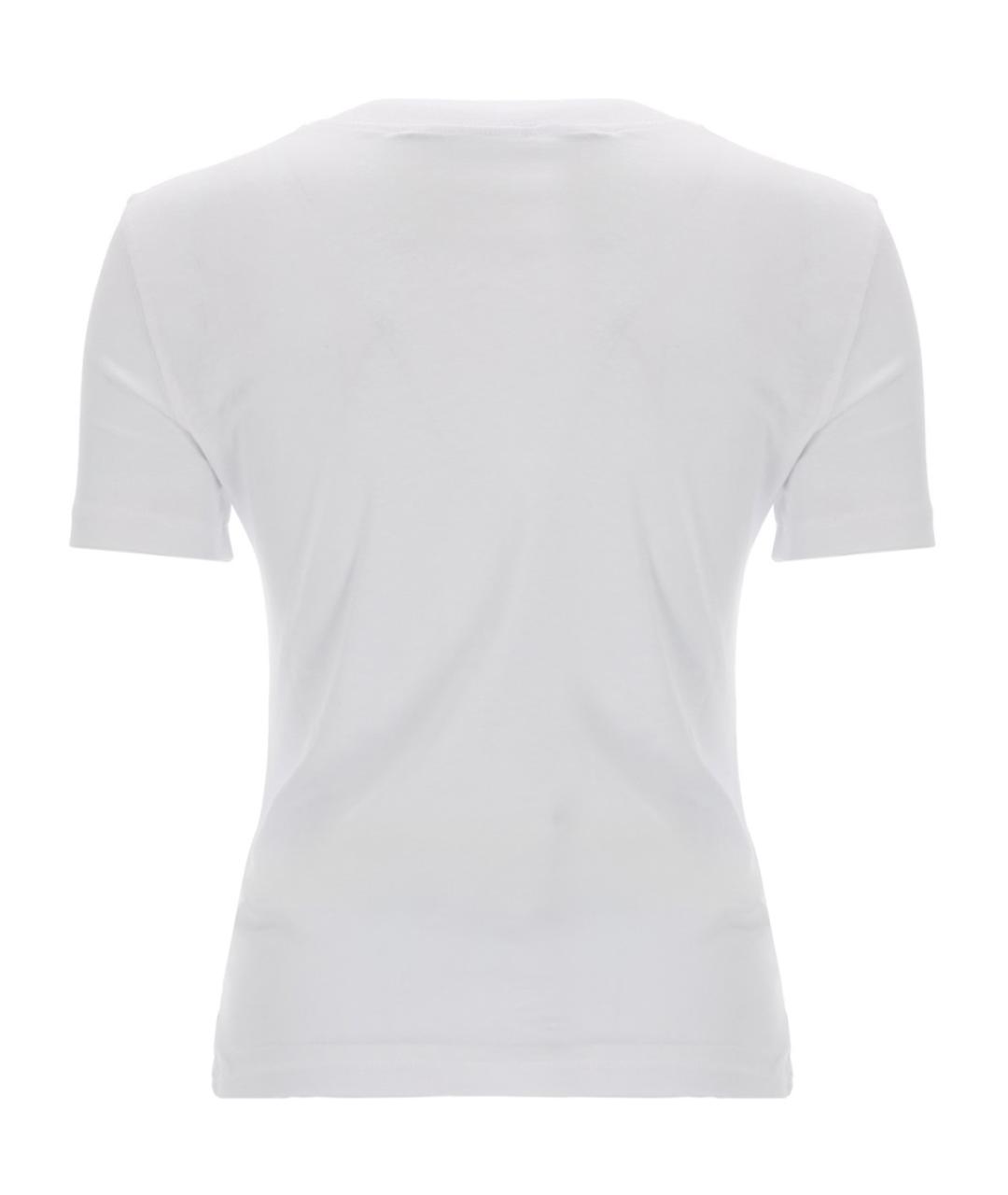 VERSACE JEANS COUTURE Белая хлопковая футболка, фото 2