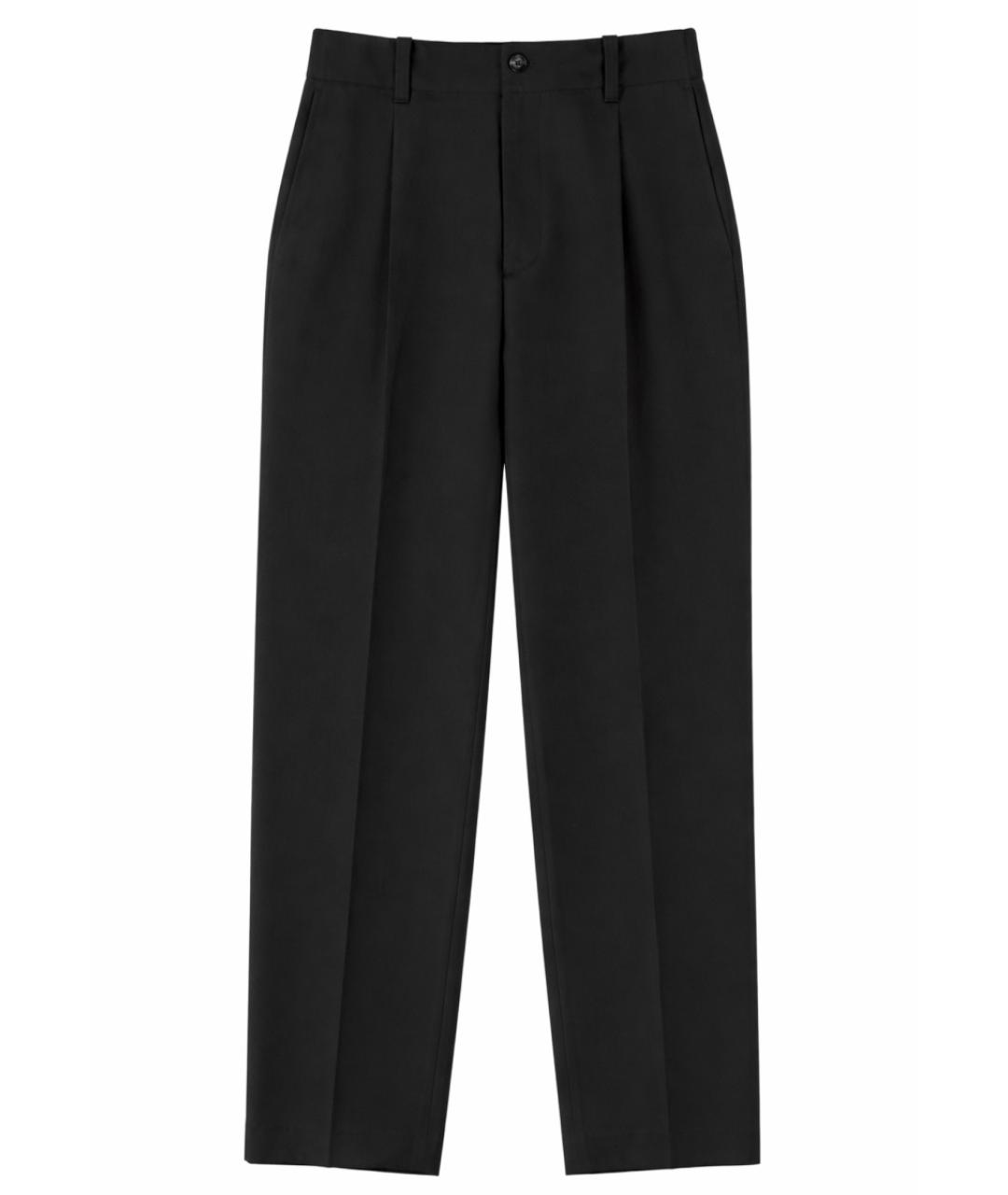 GOLDEN GOOSE DELUXE BRAND Черные шерстяные повседневные брюки, фото 1