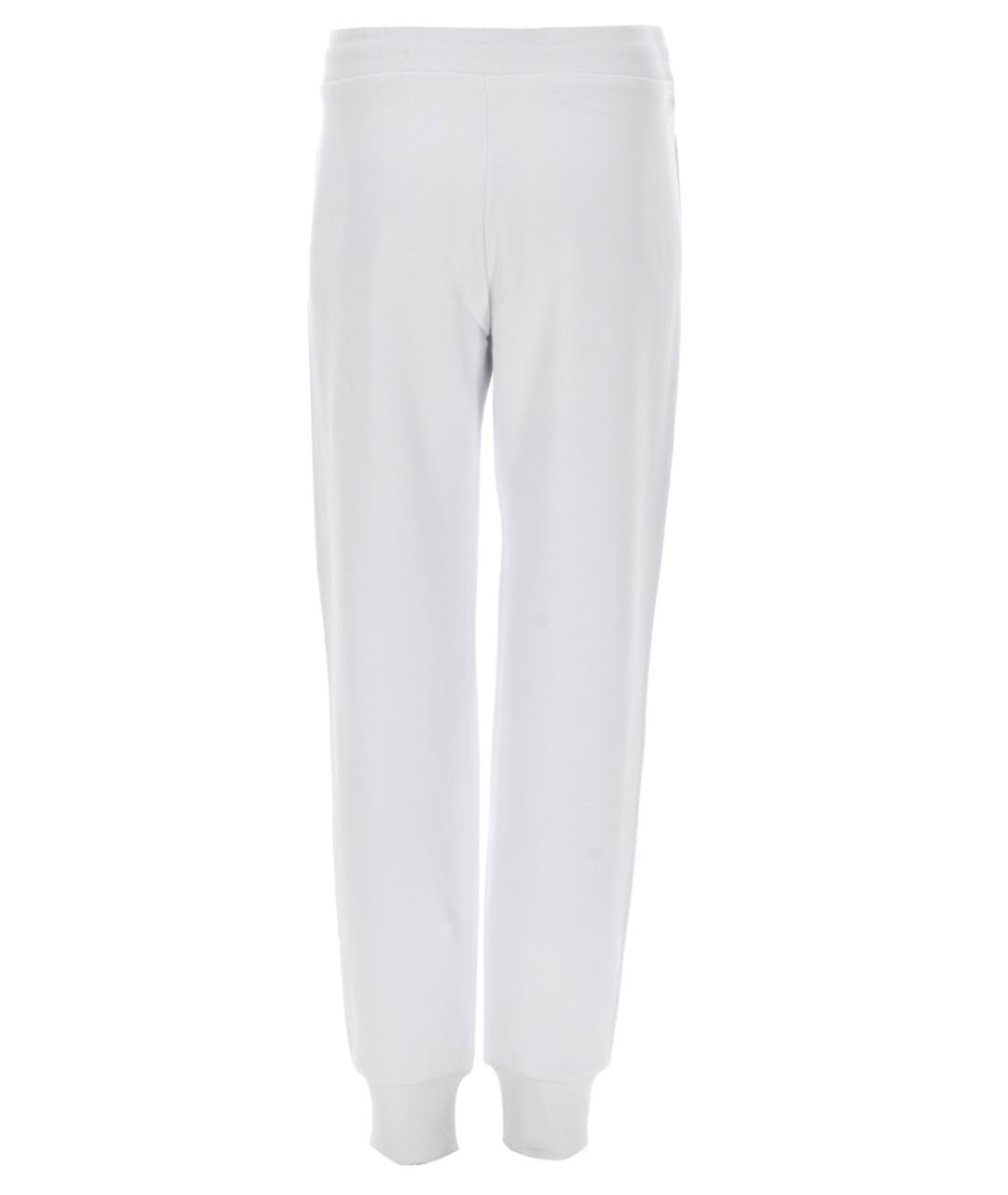 VERSACE JEANS COUTURE Белые хлопковые прямые брюки, фото 2