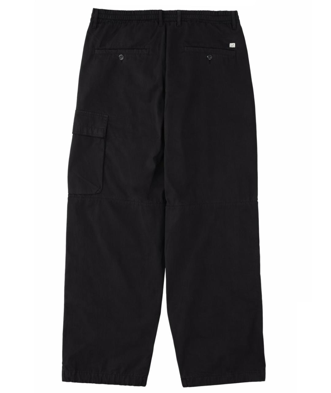 CP COMPANY Черные хлопковые повседневные брюки, фото 2