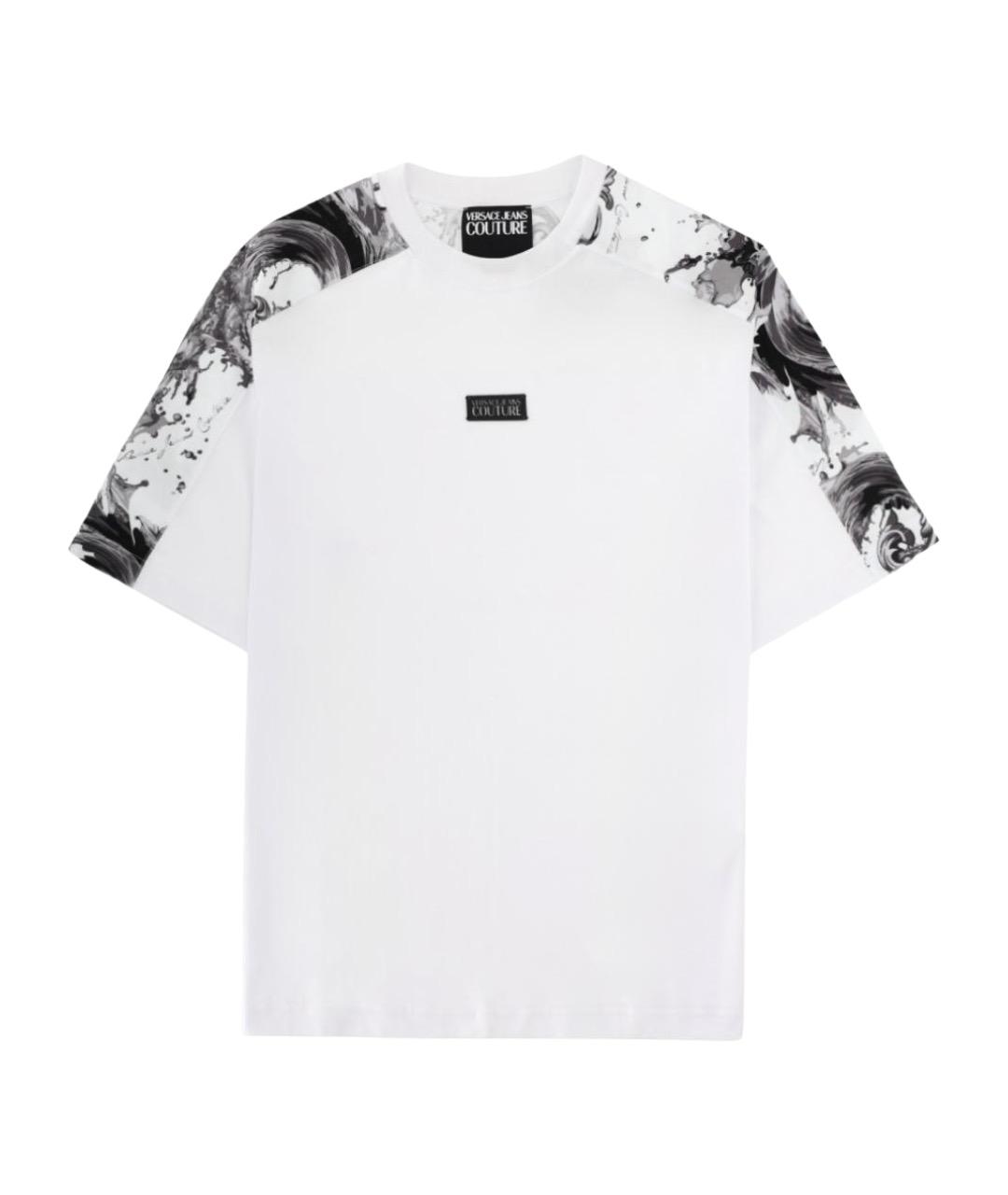 VERSACE JEANS COUTURE Белая хлопковая футболка, фото 1