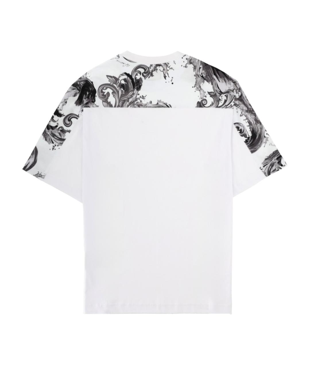 VERSACE JEANS COUTURE Белая хлопковая футболка, фото 2