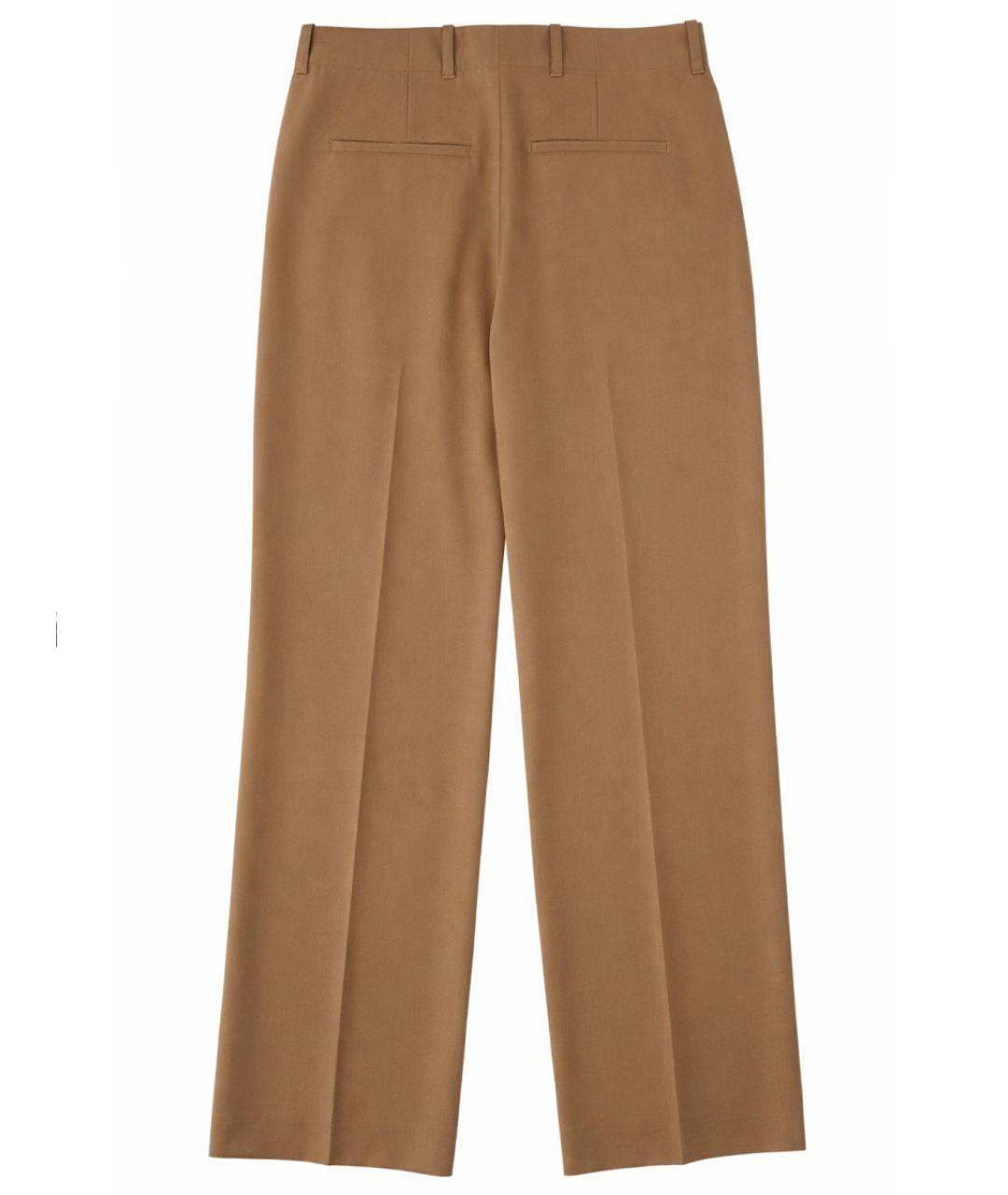 OUR LEGACY Коричневые шерстяные повседневные брюки, фото 2