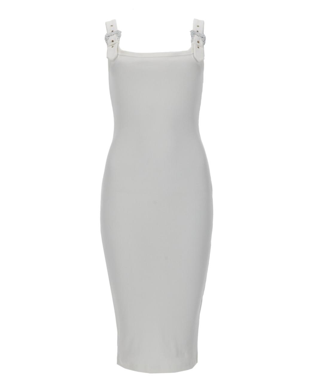 VERSACE JEANS COUTURE Белое хлопковое повседневное платье, фото 1