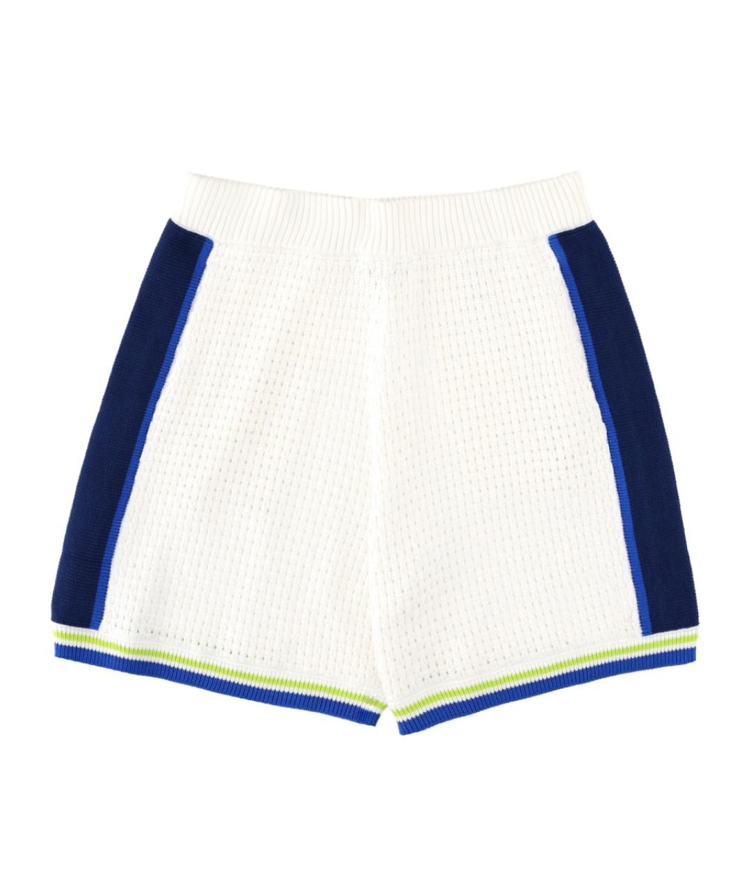 CASABLANCA Белые хлопковые шорты, фото 2