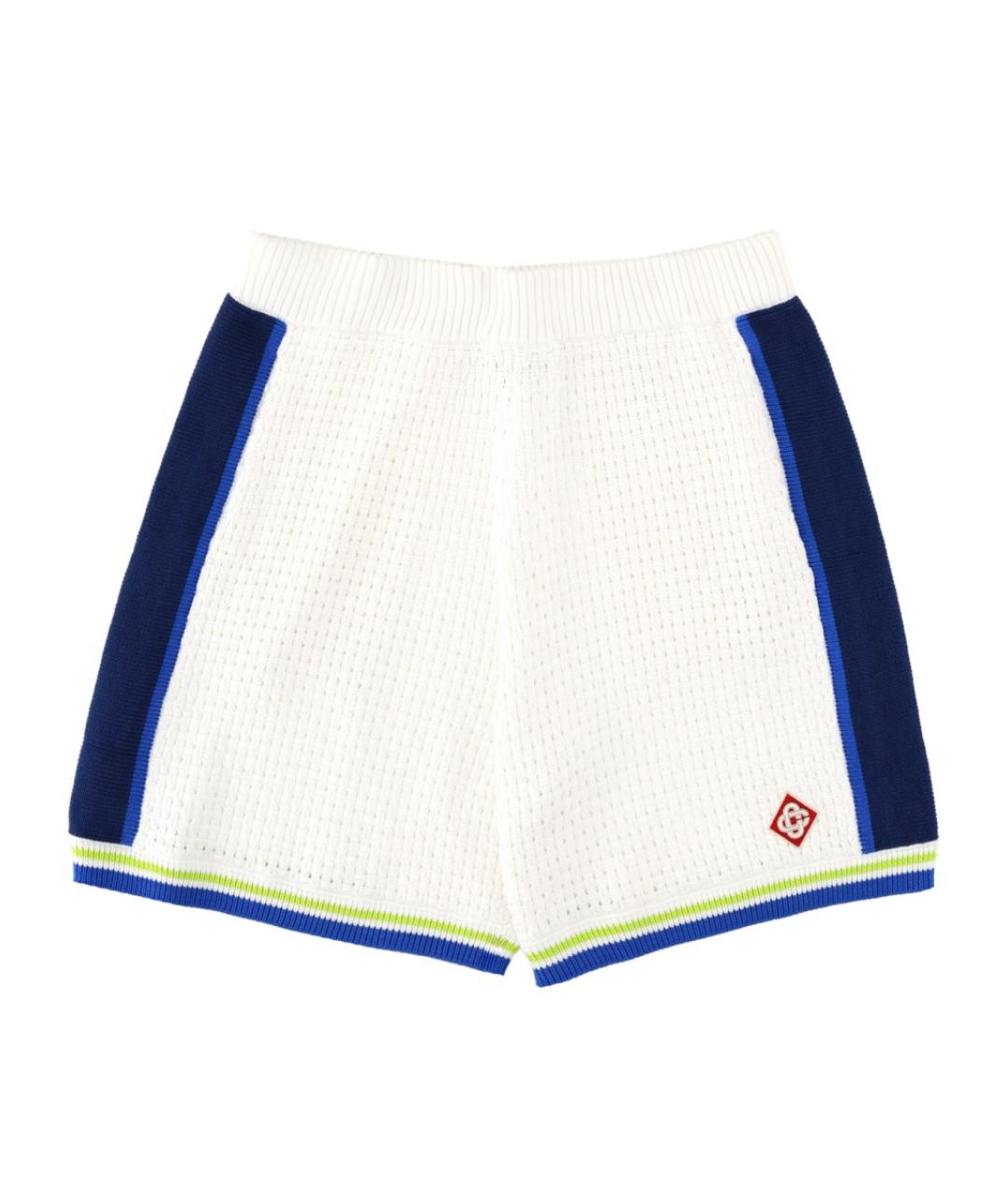 CASABLANCA Белые хлопковые шорты, фото 1