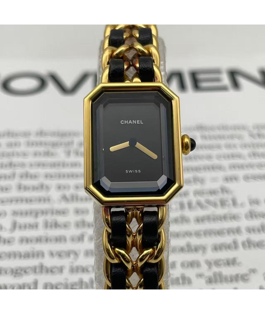 CHANEL Золотые часы, фото 2