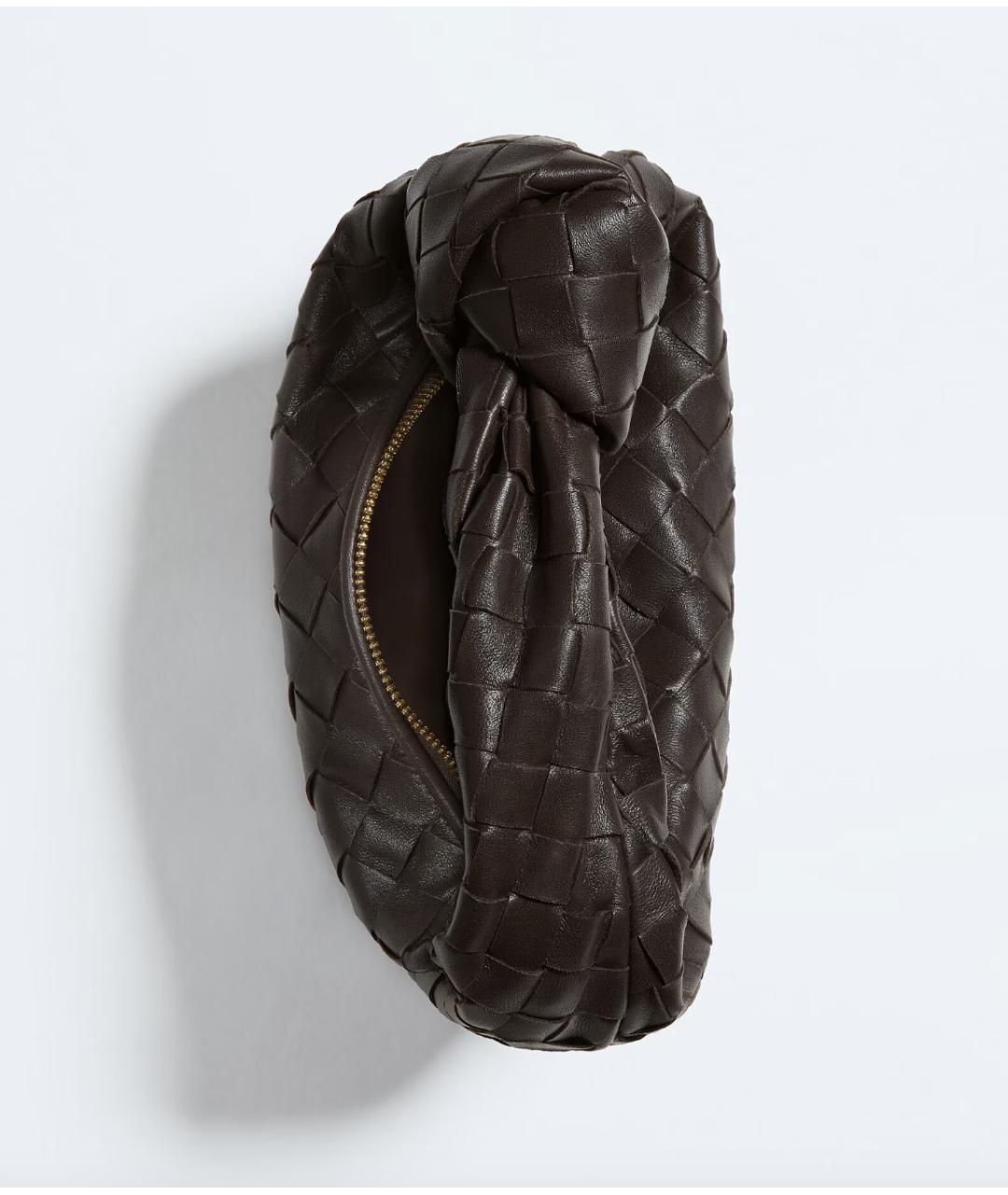 BOTTEGA VENETA Коричневая кожаная сумка через плечо, фото 3