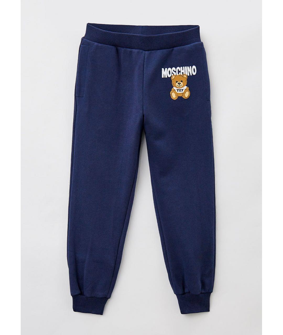 MOSCHINO KIDS Синий хлопковый комплект, фото 4