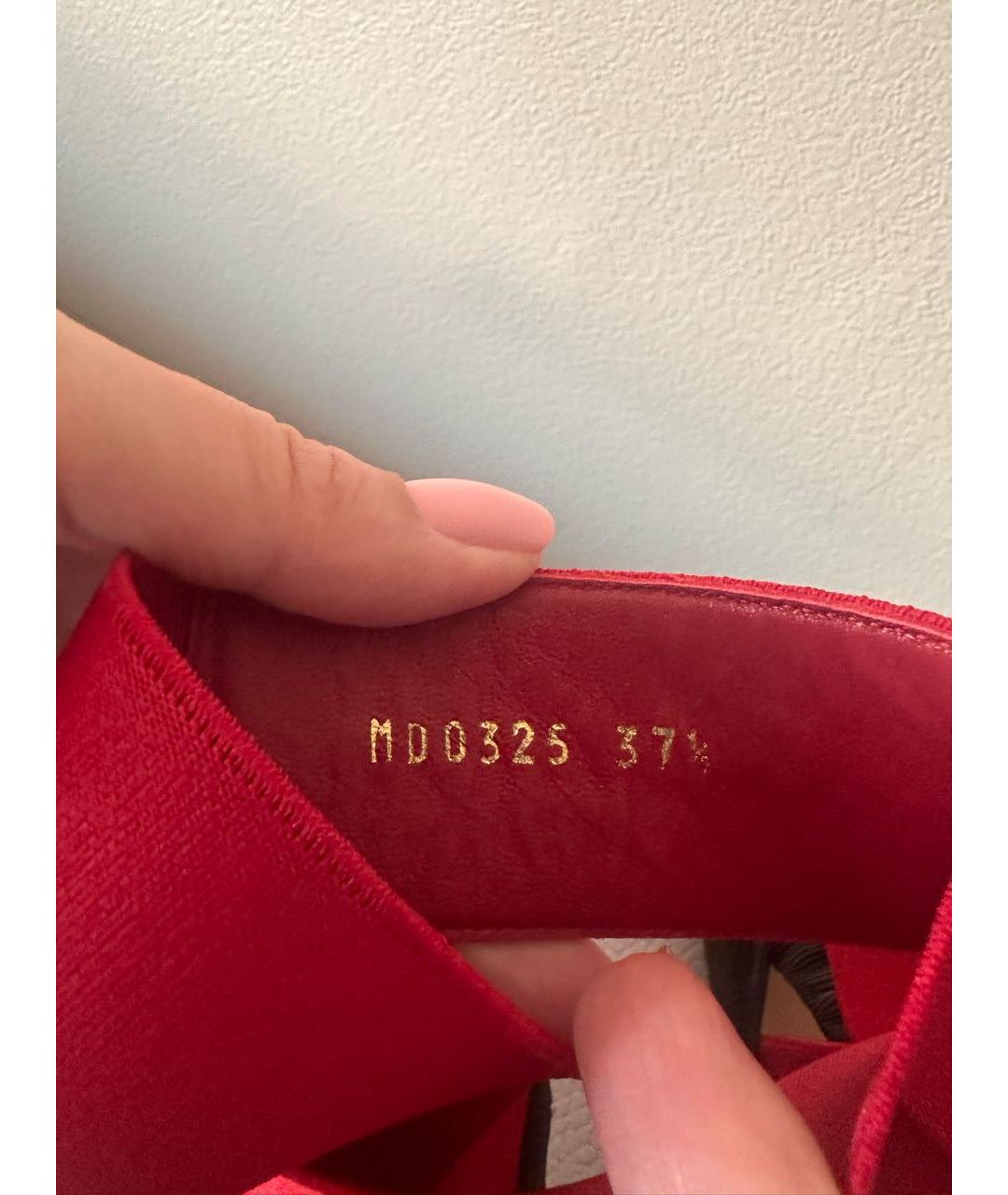 CHRISTIAN DIOR Черные текстильные балетки, фото 7