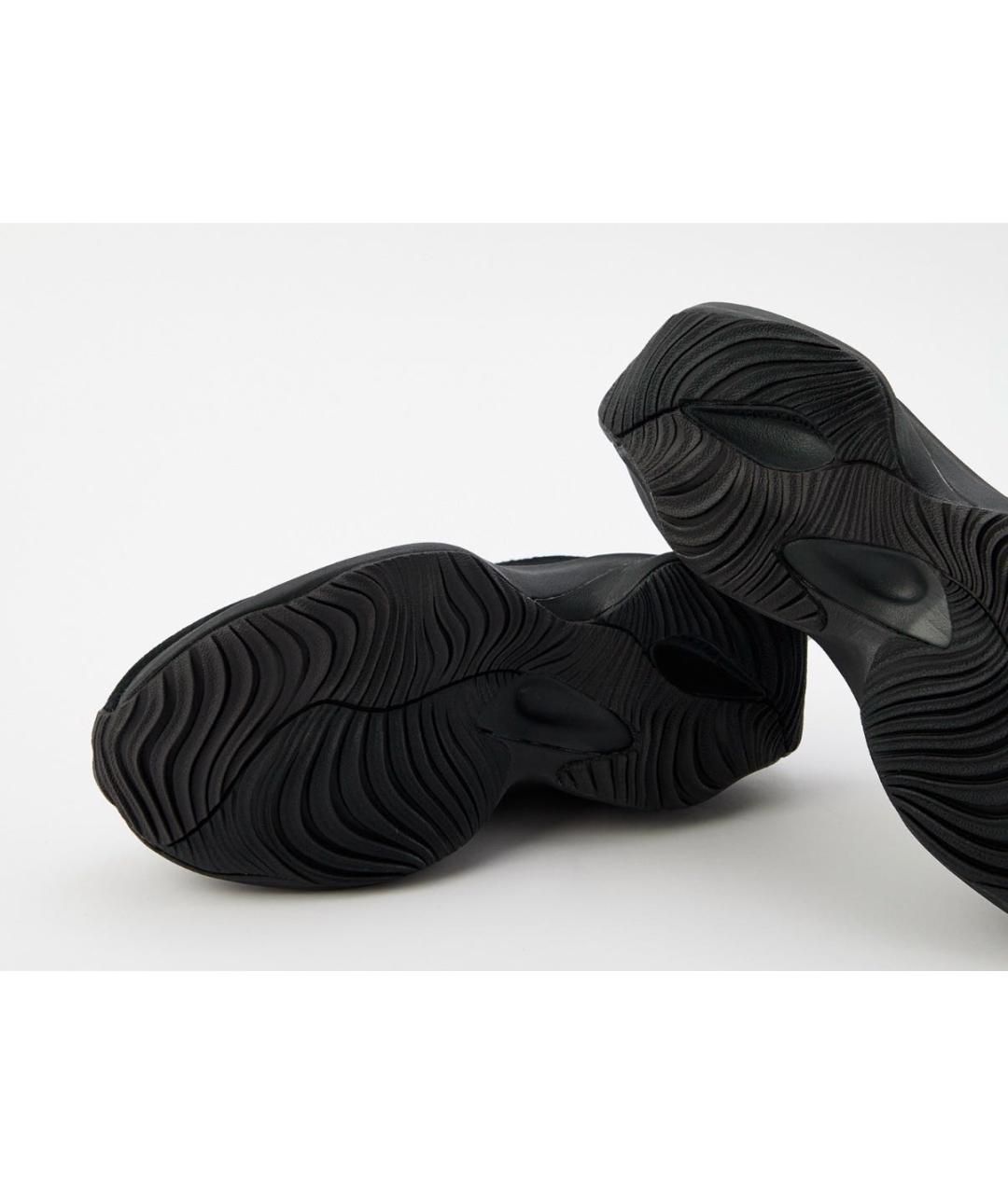 NEW BALANCE Черные замшевые низкие кроссовки / кеды, фото 3