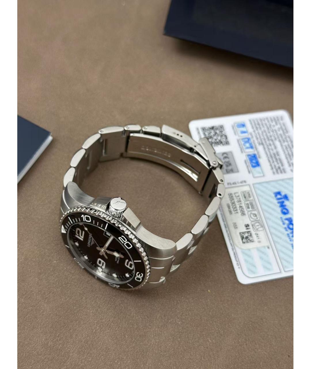 LONGINES Серебряные часы, фото 4