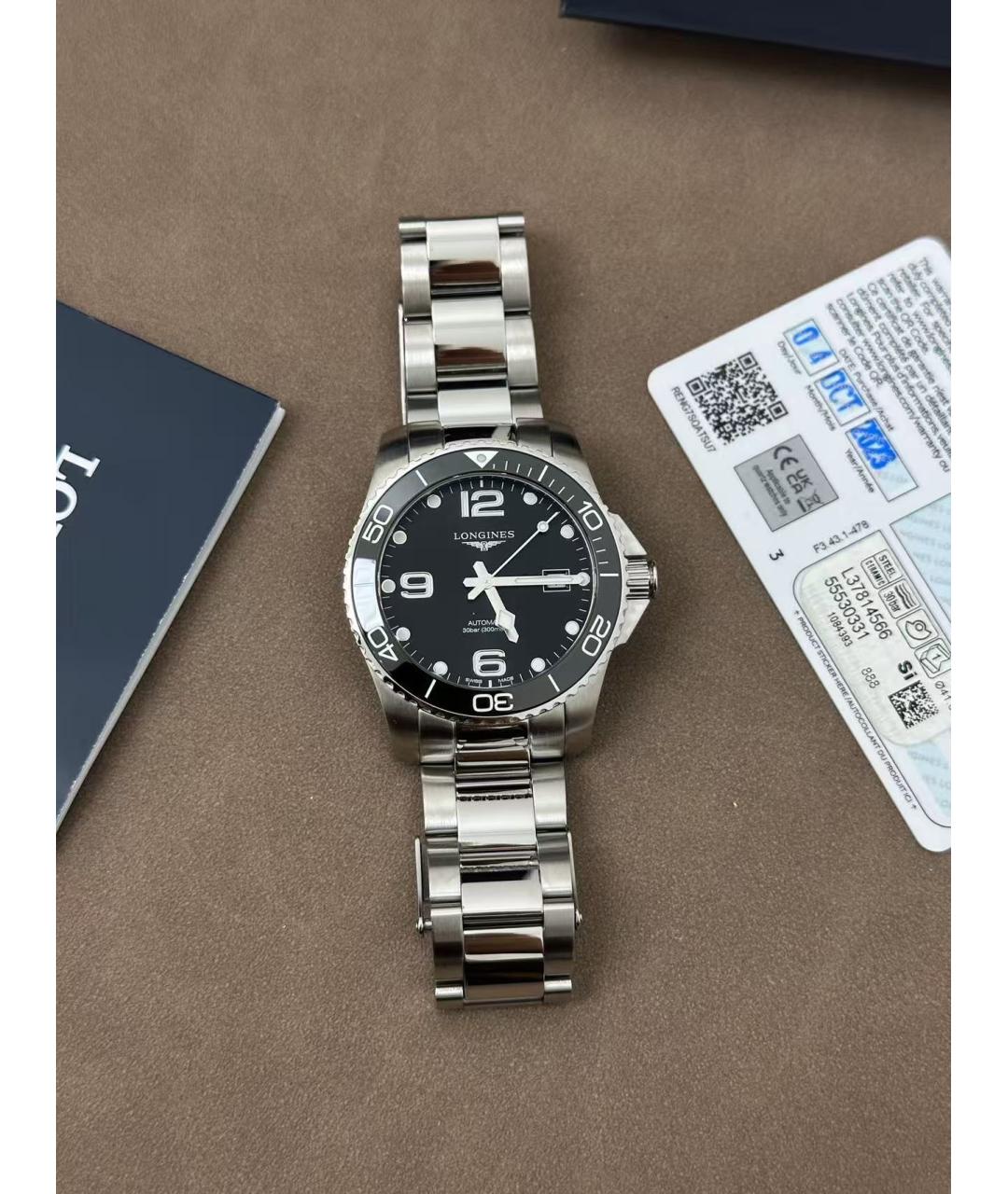 LONGINES Серебряные часы, фото 3