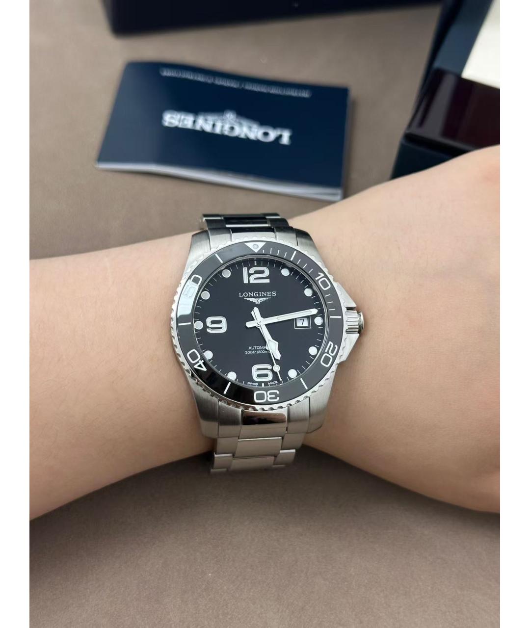 LONGINES Серебряные часы, фото 2