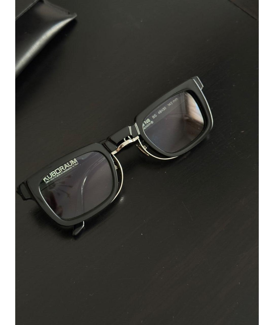 KUBORAUM Черные пластиковые солнцезащитные очки, фото 6
