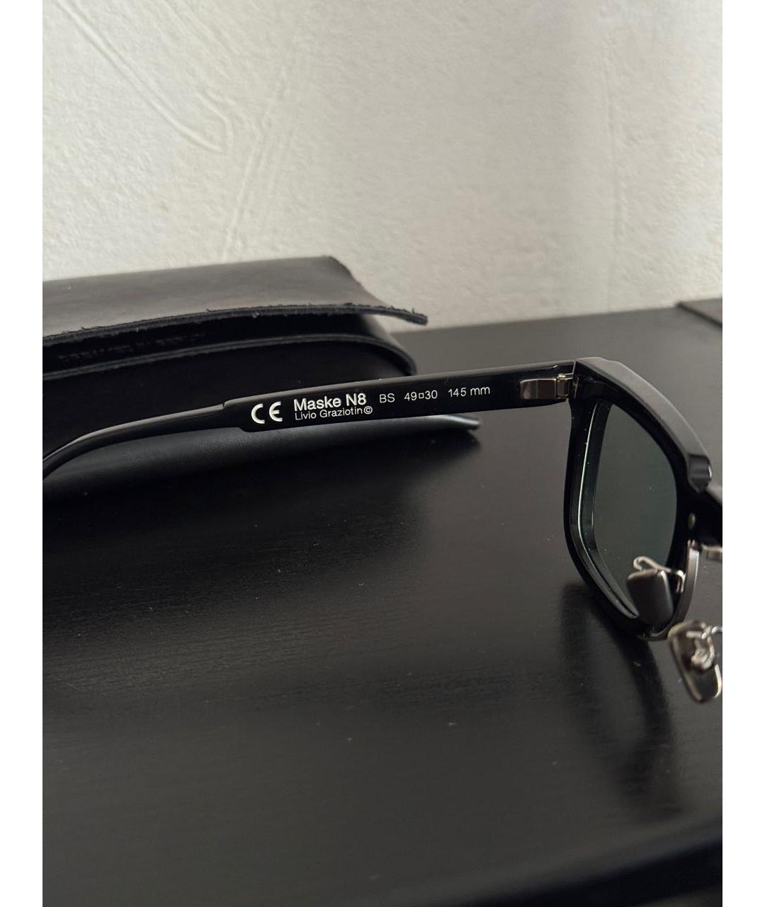 KUBORAUM Черные пластиковые солнцезащитные очки, фото 3