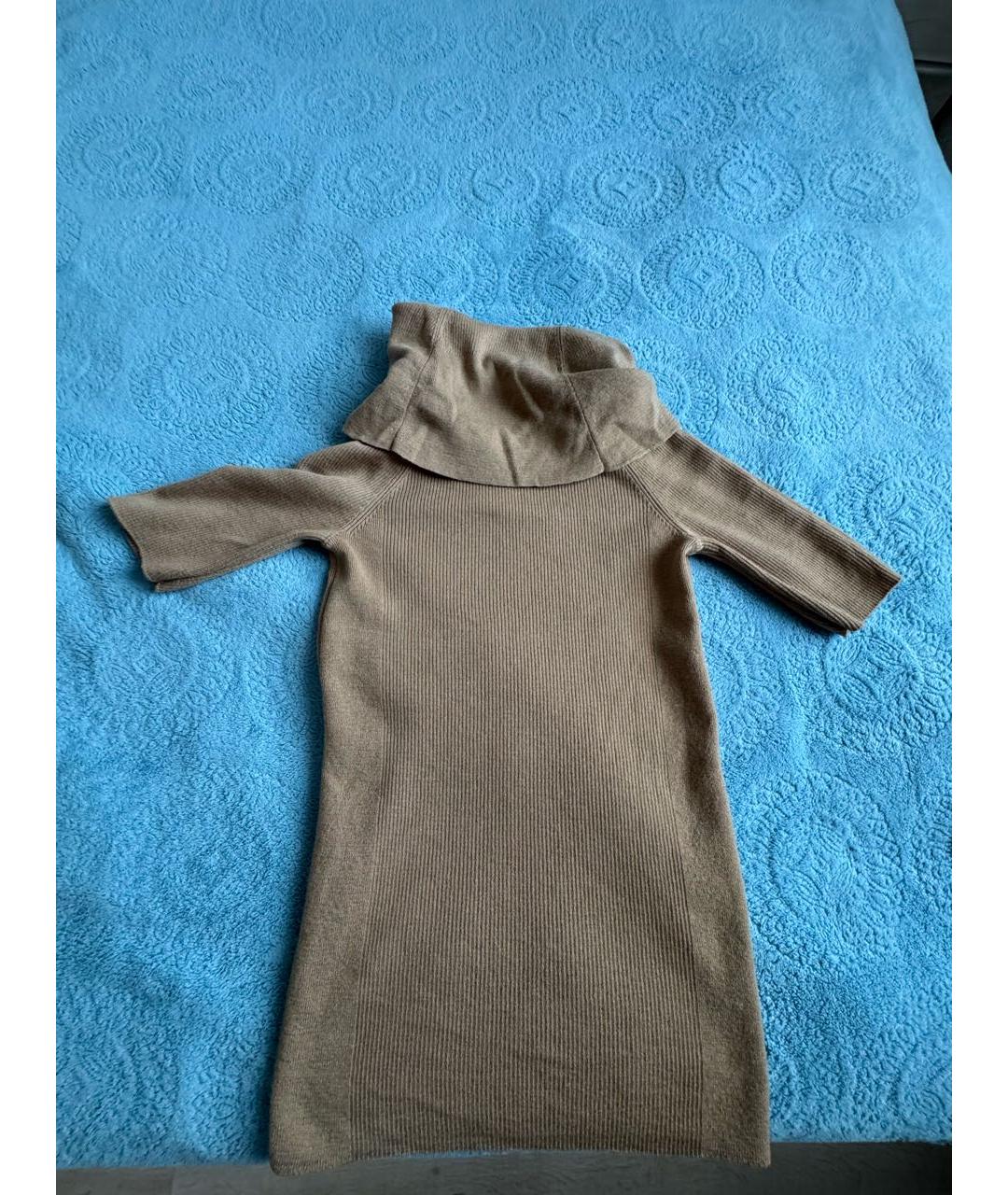 CELINE Коричневая шерстяная водолазка, фото 2