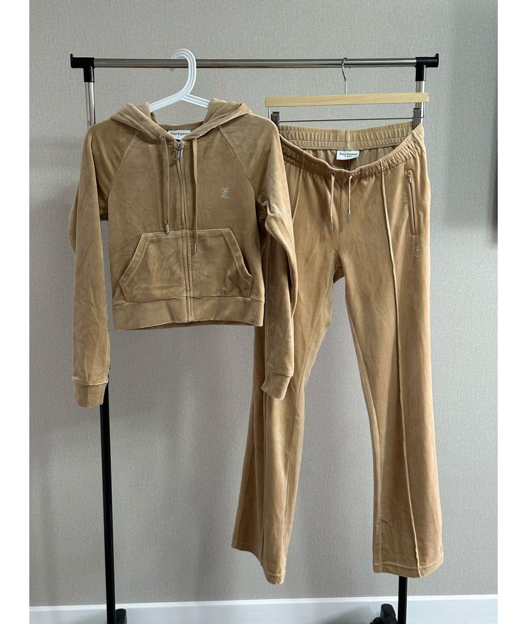 JUICY COUTURE Фиолетовый велюровый спортивные костюмы, фото 8