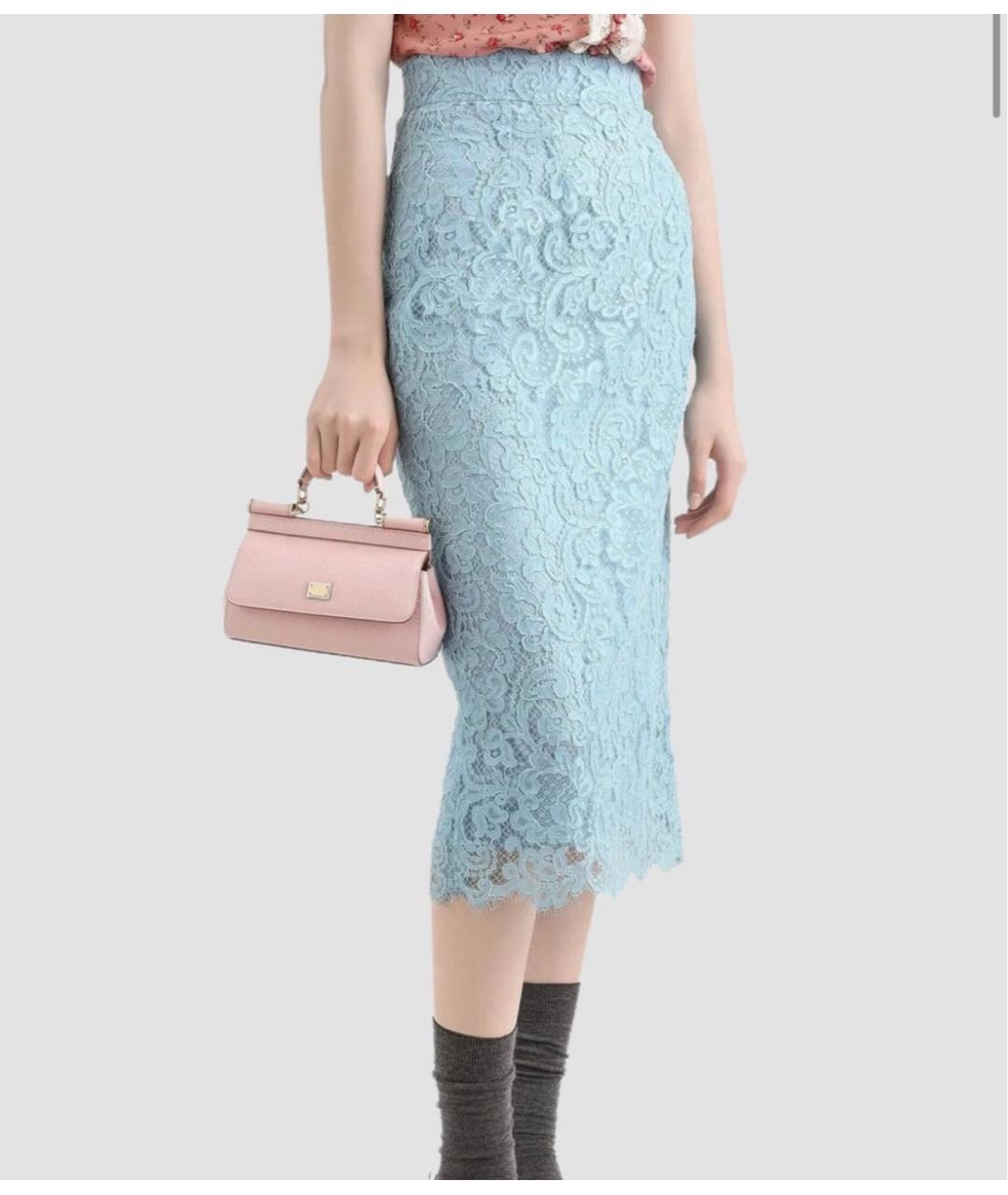 DOLCE&GABBANA Розовая кожаная сумка с короткими ручками, фото 5