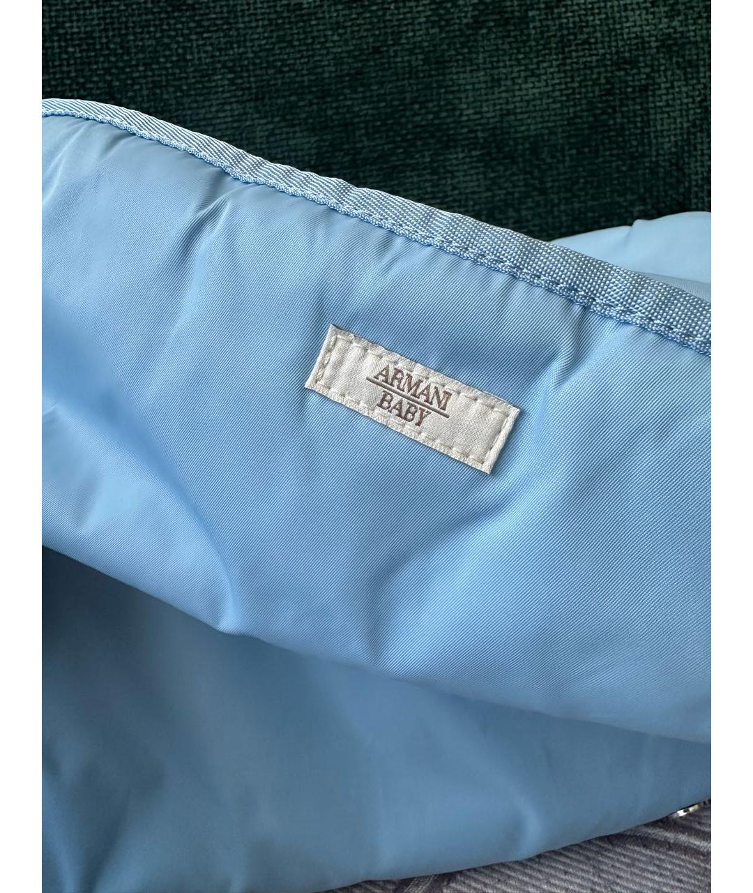 EMPORIO ARMANI Голубая дорожная/спортивная сумка, фото 6