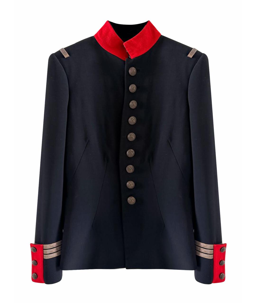 RALPH LAUREN COLLECTION Темно-синий шерстяной жакет/пиджак, фото 1