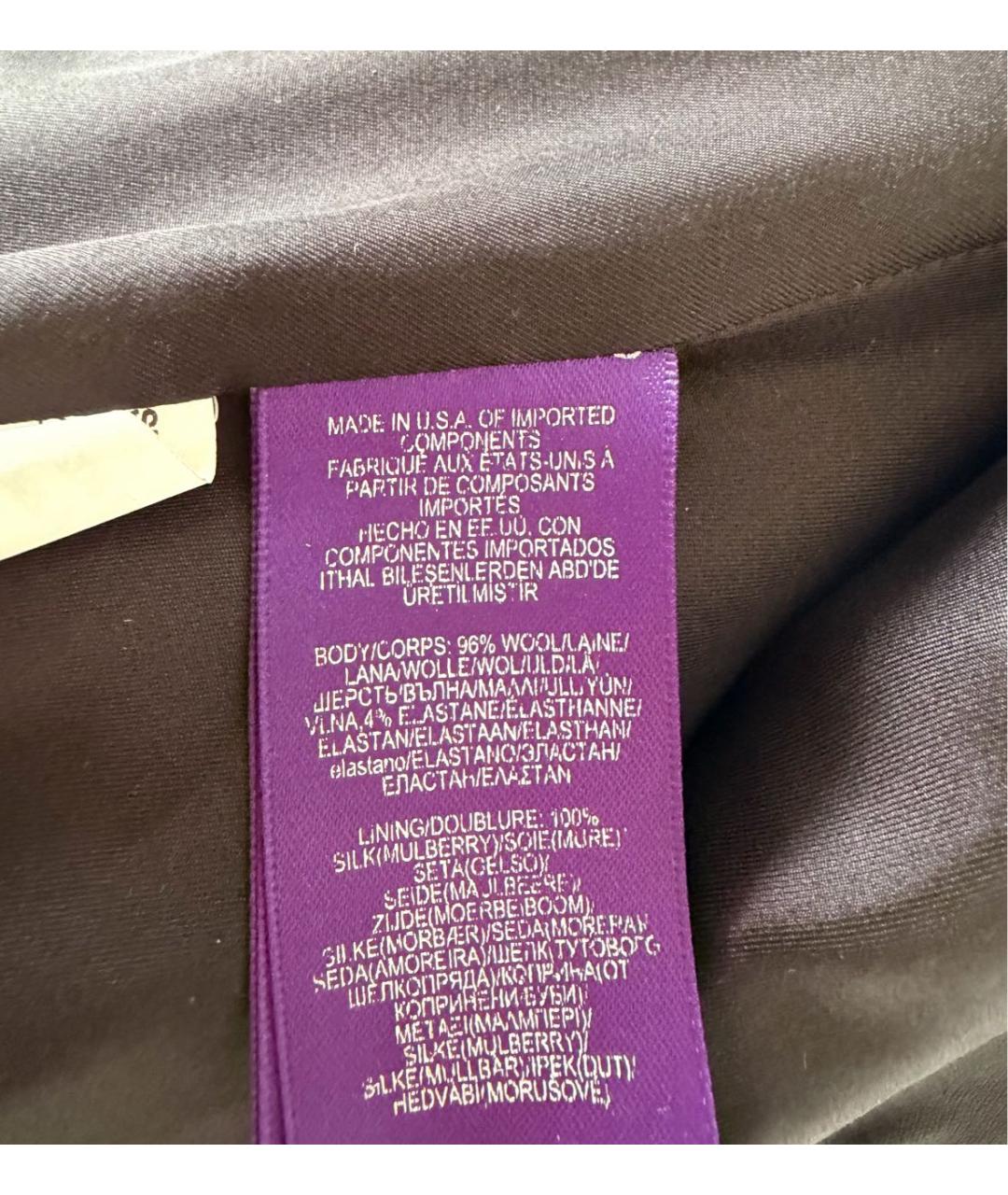 RALPH LAUREN COLLECTION Темно-синий шерстяной жакет/пиджак, фото 5