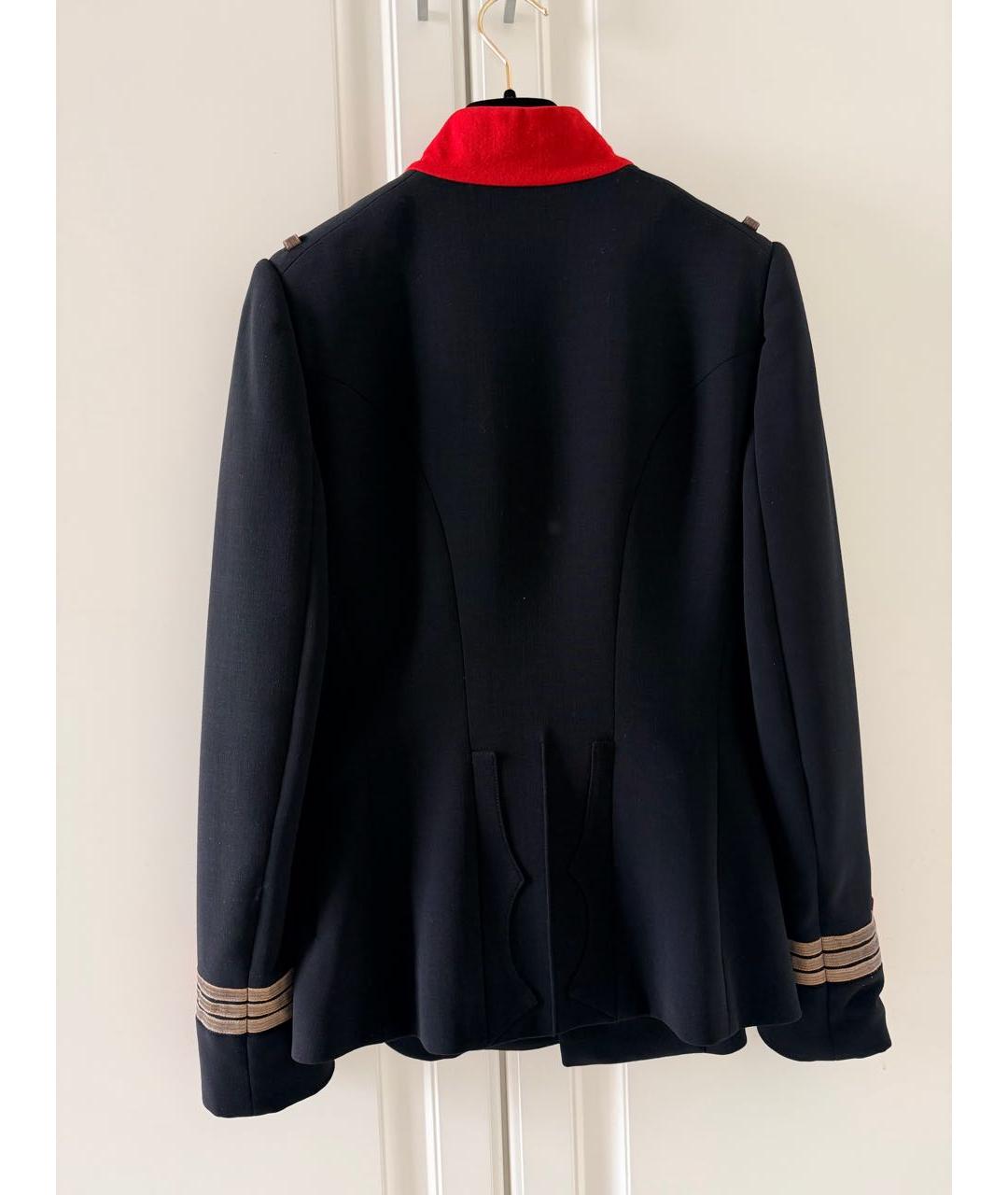 RALPH LAUREN COLLECTION Темно-синий шерстяной жакет/пиджак, фото 2