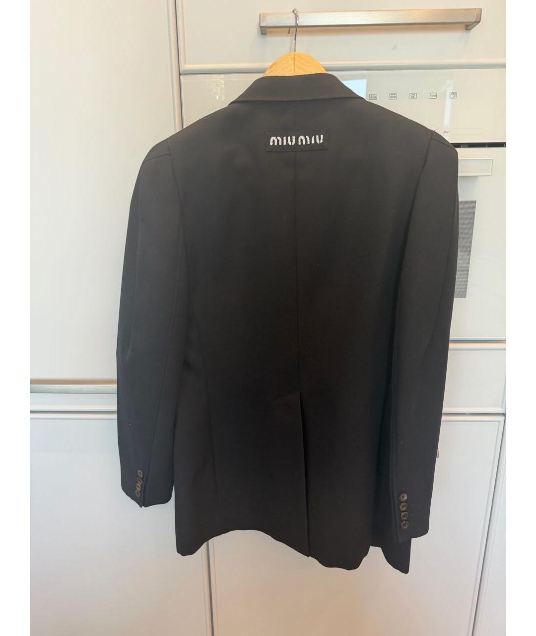 MIU MIU Черный жакет/пиджак, фото 2
