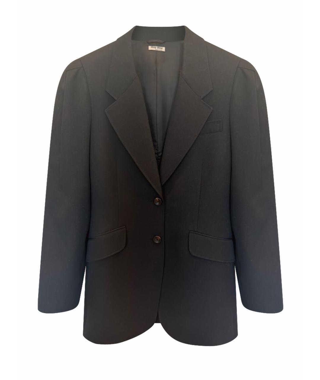MIU MIU Черный жакет/пиджак, фото 1