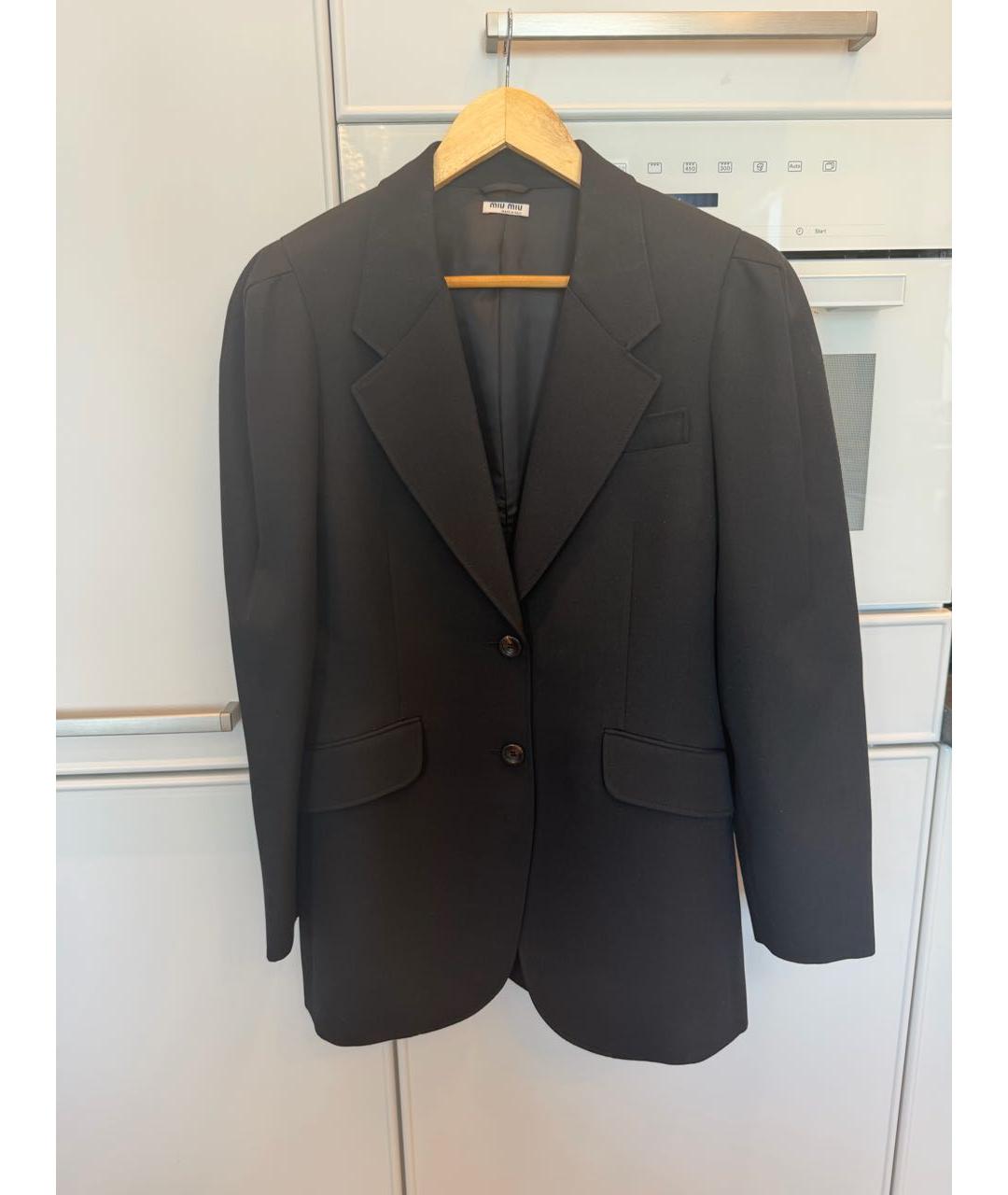 MIU MIU Черный жакет/пиджак, фото 6