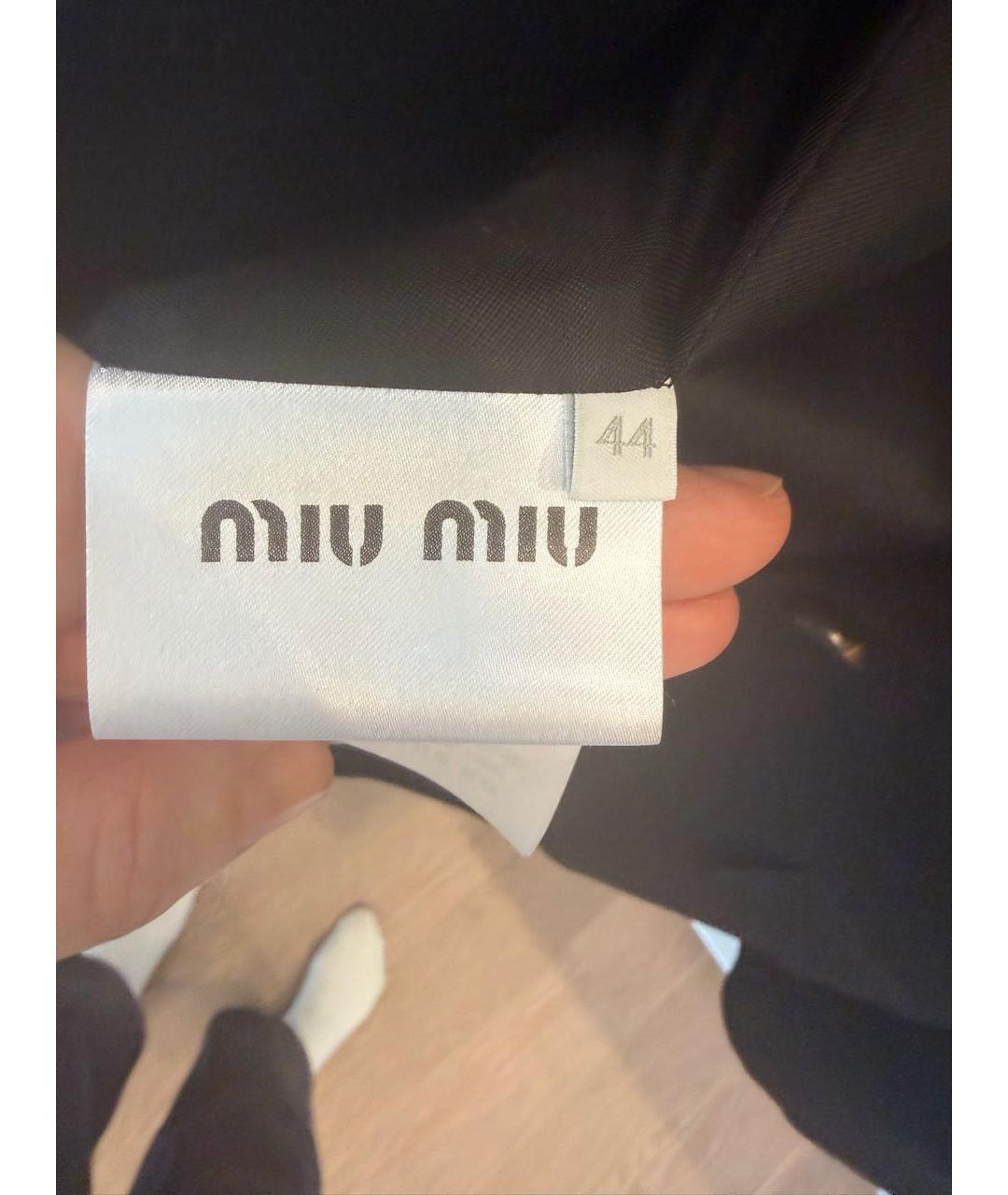 MIU MIU Черный жакет/пиджак, фото 4