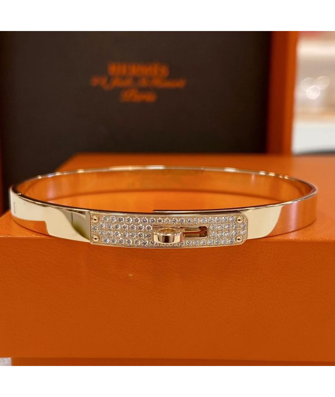 HERMES Розовый браслет из розового золота, фото 6