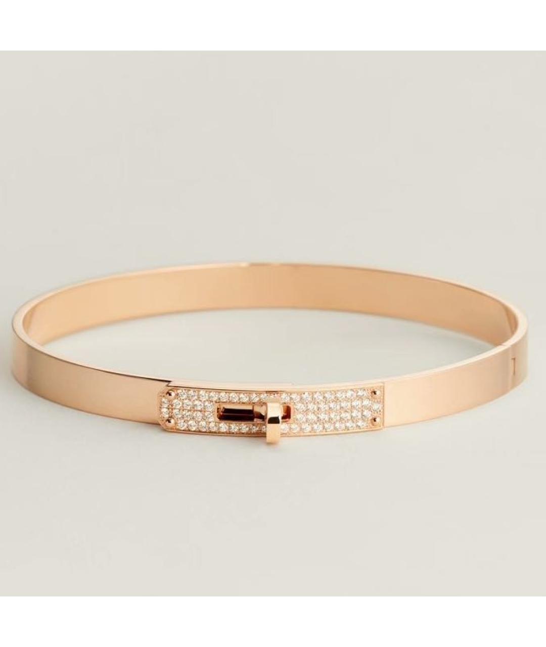 HERMES Розовый браслет из розового золота, фото 7