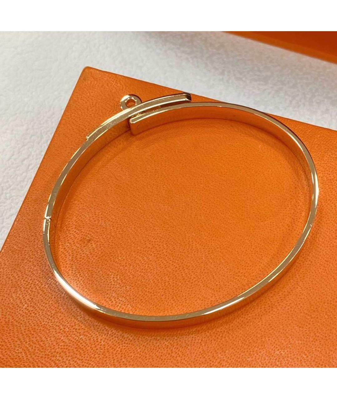 HERMES Розовый браслет из розового золота, фото 5