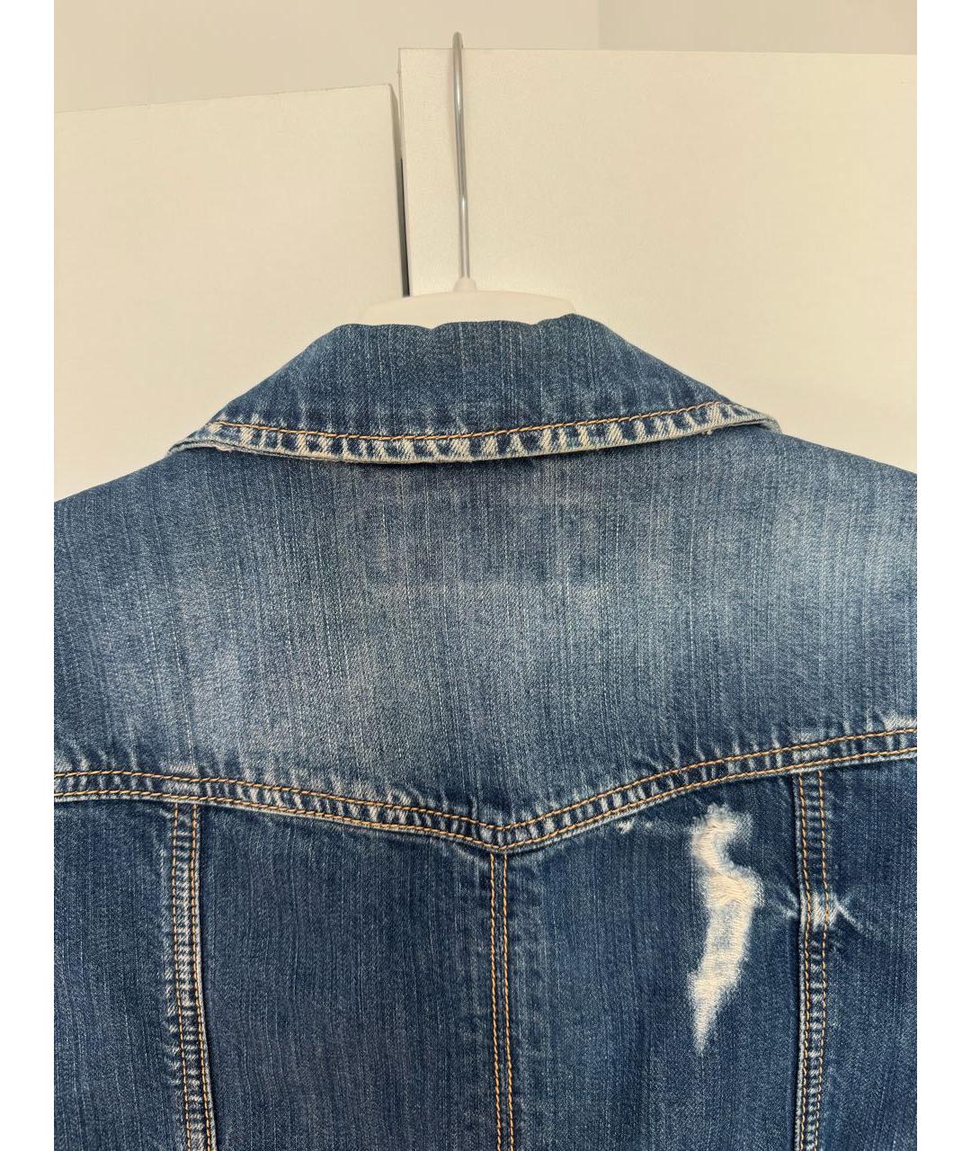 DSQUARED2 Синяя деним куртка, фото 3