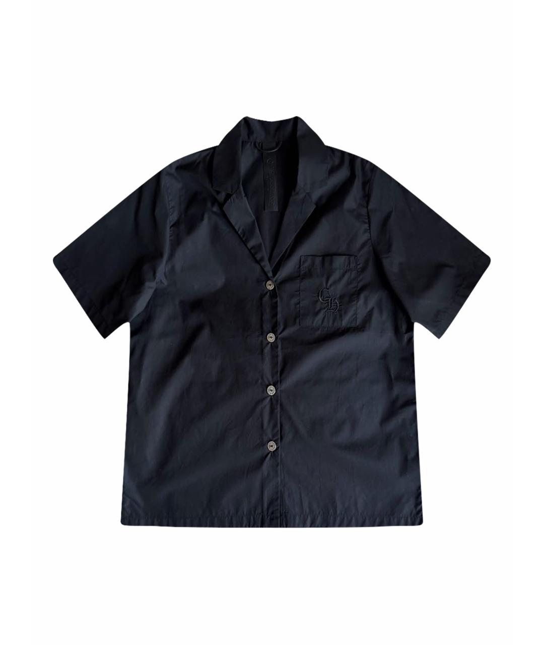 CHROME HEARTS Черная хлопковая рубашка, фото 1