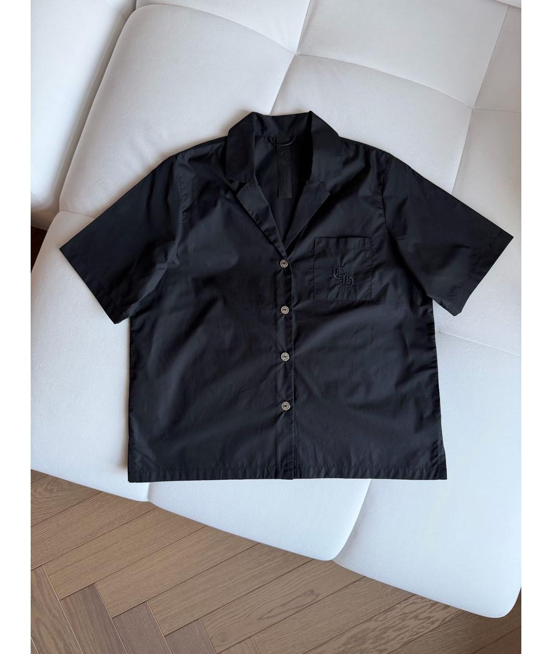 CHROME HEARTS Черная хлопковая рубашка, фото 6