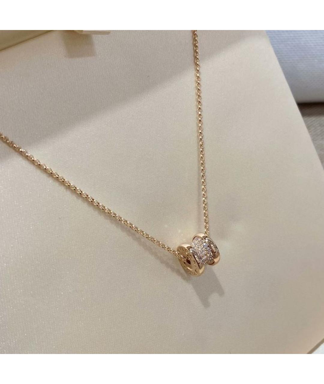 BVLGARI Розовое колье из розового золота, фото 2