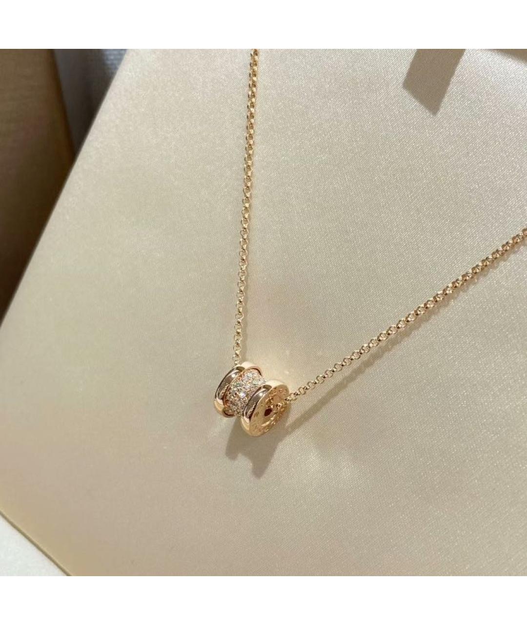 BVLGARI Розовое колье из розового золота, фото 3