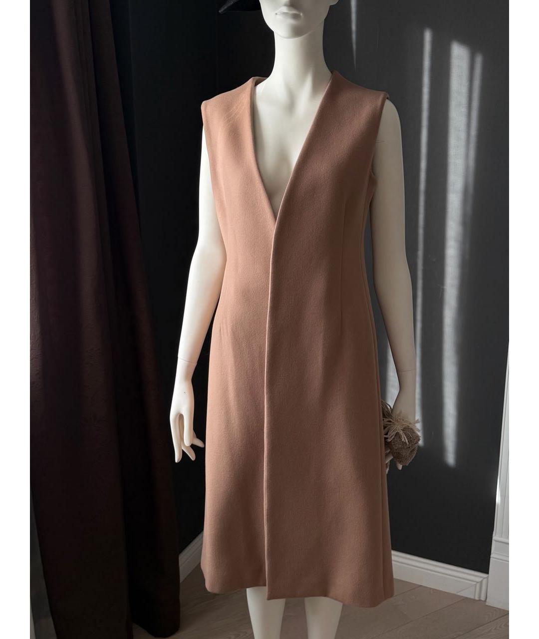 CHRISTIAN DIOR Коричневый кашемировый жилет, фото 5