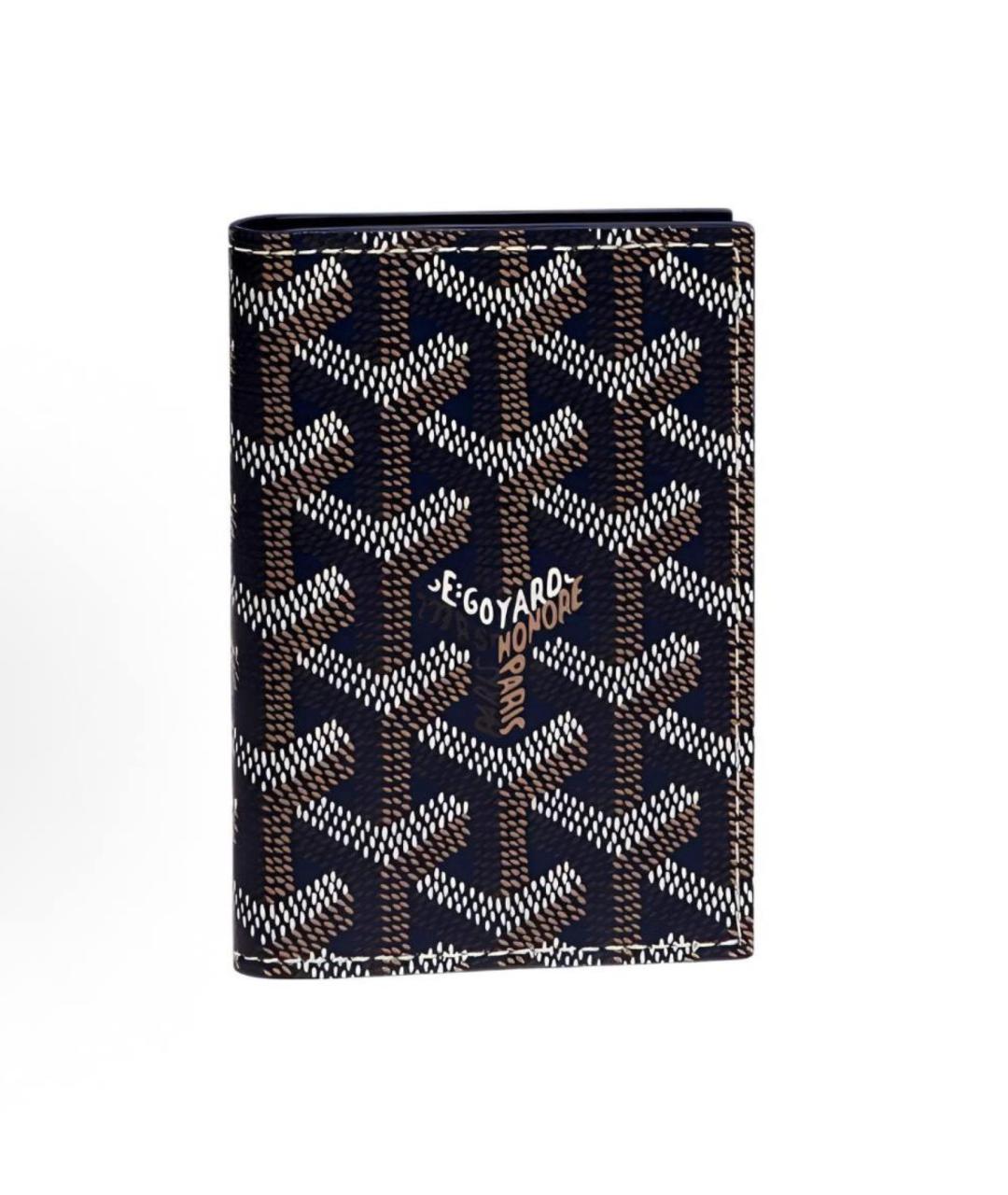 GOYARD Темно-синий кожаный кардхолдер, фото 3