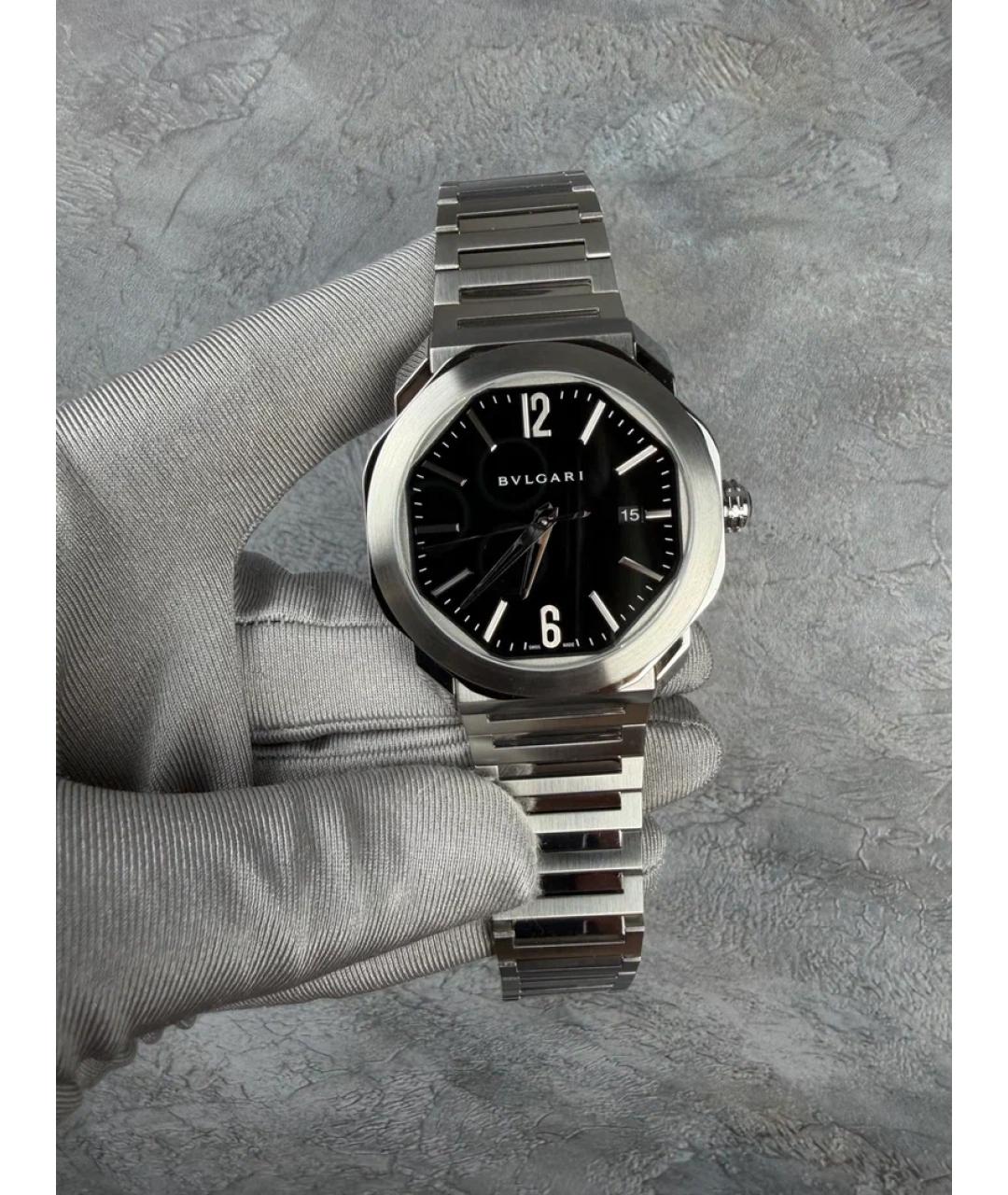 BVLGARI Черные часы, фото 2