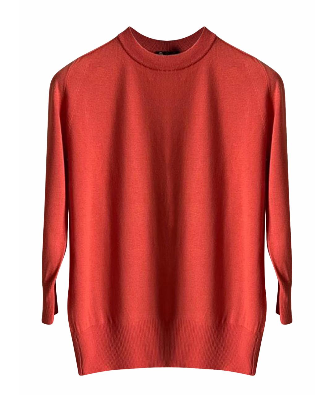 LORO PIANA Бордовый джемпер / свитер, фото 1