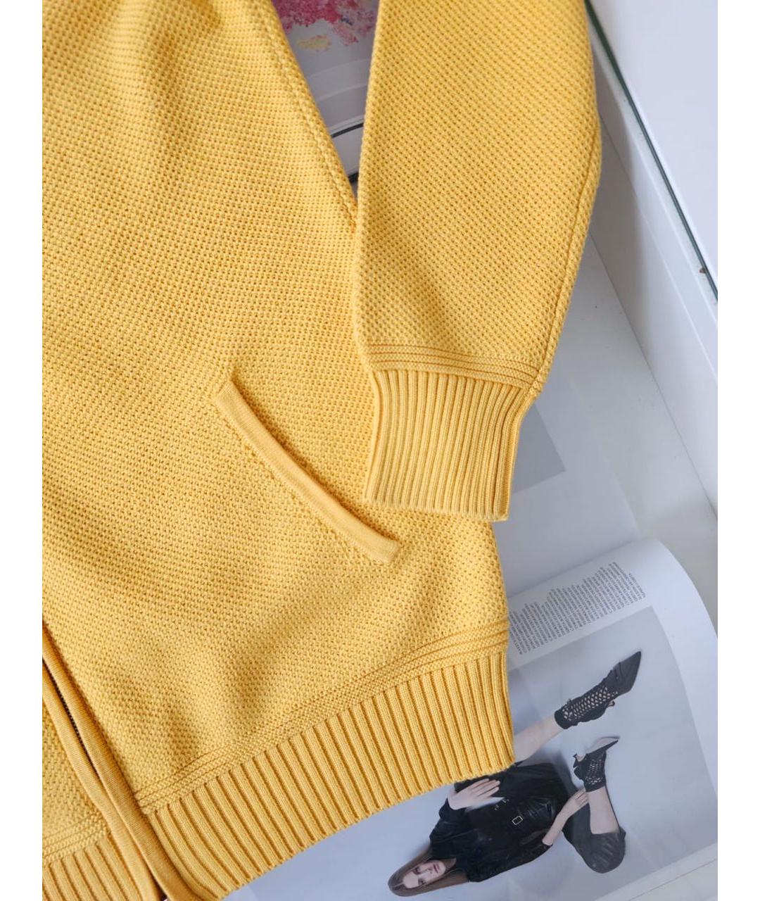 LORO PIANA Желтый кардиган, фото 7